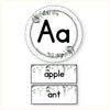 Alphabet Word Wall - Modern Botanical Classroom Decor - Miss Jacobs Little Learners