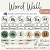 Alphabet Word Wall - Modern Botanical Classroom Decor - Miss Jacobs Little Learners