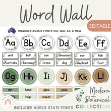  Alphabet Word Wall - Modern Botanical Classroom Decor - Miss Jacobs Little Learners