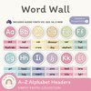 Alphabet Word Wall - Simply Pastel Classroom Decor - Miss Jacobs Little Learners