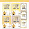 Amazing Work Coming Soon Posters - Happy Hive Classroom Decor - Miss Jacobs Little Learners