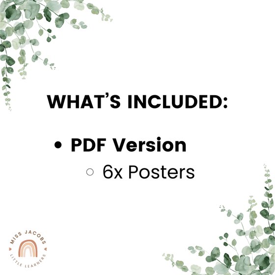 Amazing Work Coming Soon Posters - Modern Botanical Decor - Miss Jacobs Little Learners