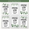 Amazing Work Coming Soon Posters - Modern Botanical Decor - Miss Jacobs Little Learners
