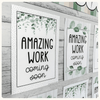 Amazing Work Coming Soon Posters - Modern Botanical Decor - Miss Jacobs Little Learners