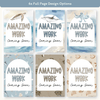 Amazing Work Coming Soon Posters - Modern Ocean Classroom Decor - Miss Jacobs Little Learners