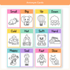 Antonym Posters - Cutesy Classroom English Decor - Miss Jacobs Little Learners