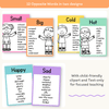 Antonym Posters - Cutesy Classroom English Decor - Miss Jacobs Little Learners