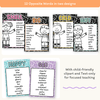 Antonym Posters - Cutesy Composition Notebook English Decor - Miss Jacobs Little Learners