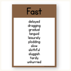 Antonym Posters - Daisy Gingham Neutrals English Decor - Miss Jacobs Little Learners