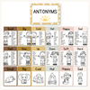 Antonym Posters - Daisy Gingham Neutrals English Decor - Miss Jacobs Little Learners