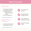 Antonym Posters - Daisy Gingham Pastels English Decor - Miss Jacobs Little Learners