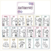 Antonym Posters - Daisy Gingham Pastels English Decor - Miss Jacobs Little Learners