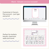 Antonym Posters - Daisy Gingham Pastels English Decor - Miss Jacobs Little Learners