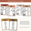 Antonym Posters - Desert Neutrals English Decor - Miss Jacobs Little Learners
