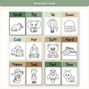 Antonym Posters - Modern Botanical English Decor - Miss Jacobs Little Learners