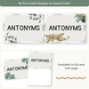 Antonym Posters - Modern Jungle English Decor - Miss Jacobs Little Learners