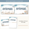 Antonym Posters - Modern Ocean English Decor - Miss Jacobs Little Learners