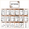 Antonym Posters - Neutrals English Decor - Miss Jacobs Little Learners