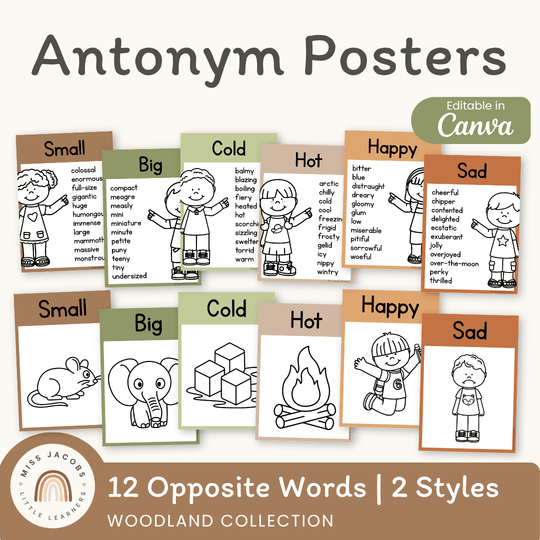 Antonym Posters - Woodland English Decor