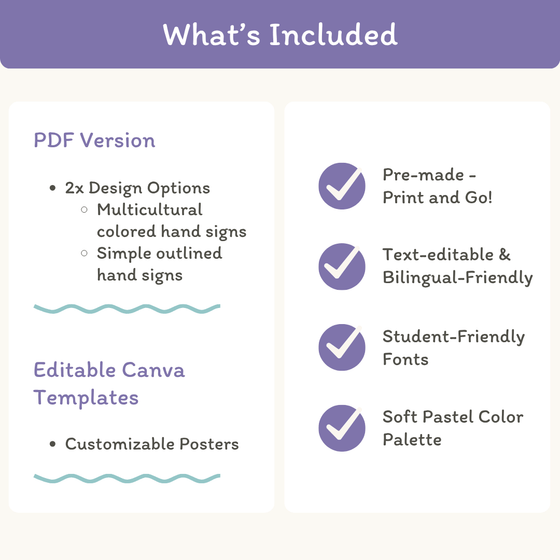 ASL Alphabet Posters: American Sign Language - Dreamy Space Classroom Decor - Miss Jacobs Little Learners