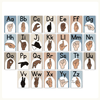 ASL Alphabet Posters - American Sign Language - Modern Ocean Theme - Miss Jacobs Little Learners