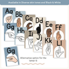 ASL Alphabet Posters - American Sign Language - Modern Ocean Theme - Miss Jacobs Little Learners