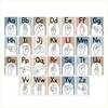 ASL Alphabet Posters - American Sign Language - Modern Ocean Theme - Miss Jacobs Little Learners