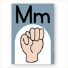 ASL Alphabet Posters - American Sign Language - Modern Ocean Theme - Miss Jacobs Little Learners