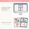 ASL Alphabet Posters: American Sign Language - Pastel Composition Notebook Decor - Miss Jacobs Little Learners