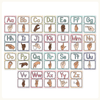 ASL Alphabet Posters: American Sign Language - Pastel Composition Notebook Decor - Miss Jacobs Little Learners