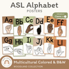 ASL Alphabet Posters (American Sign Language) - Woodland Decor - Miss Jacobs Little Learners
