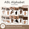 ASL (American Sign Language) Alphabet Posters | NEUTRALS | Ombre Neutrals - Miss Jacobs Little Learners