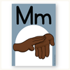 Auslan Alphabet Posters - Australian Sign Language - Modern Ocean Theme - Miss Jacobs Little Learners