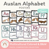 Auslan Alphabet Posters: Australian Sign Language - Pastel Composition Notebook Decor - Miss Jacobs Little Learners