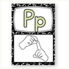 Auslan Alphabet Posters: Australian Sign Language - Pastel Composition Notebook Decor - Miss Jacobs Little Learners