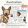 Australian Animals Unit - Australian Curriculum - Miss Jacobs Little Learners