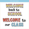 Back to School Bulletin Board Decor Kit - Miss Jacobs Little Learners