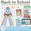 Back to School Classroom Decor & First Day Activities Bundle - Miss Jacobs Little Learners