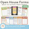 Back to School Open House Forms Bundle - Miss Jacobs Little Learners