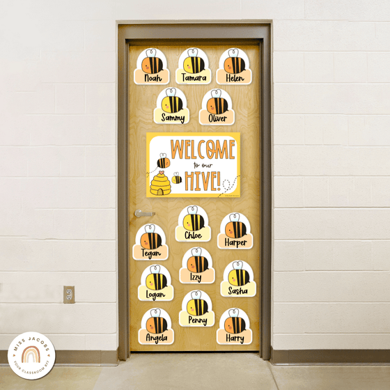 Bee Hive Door Display Classroom Decor - Miss Jacobs Little Learners