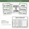 Behavior Clip Chart - Modern Botanical Classroom Decor - Miss Jacobs Little Learners