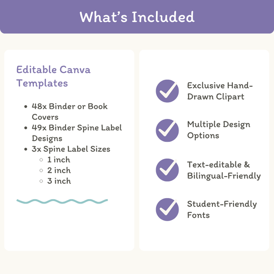 Binder Covers and Spine Labels - Dreamy Space Theme Classroom Decor - Miss Jacobs Little Learners