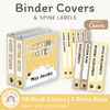 Binder Covers and Spine Labels - Happy Hive Classroom Decor - Miss Jacobs Little Learners