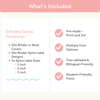 Binder Covers and Spine Labels - Pastel Composition Notebook Classroom Decor - Miss Jacobs Little Learners