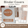 BINDER COVERS AND SPINES | SPOTTY NEUTRALS - Miss Jacobs Little Learners
