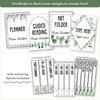 Binder Covers and Spines Template - Modern Botanical Decor - Miss Jacobs Little Learners