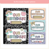 Birthday Display - Pastel Composition Notebook Classroom Decor - Miss Jacobs Little Learners