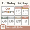 BIRTHDAY DISPLAY | SIMPLE BOHO - Miss Jacobs Little Learners