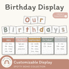 Birthday Display - Spotty Boho Classroom Decor - Miss Jacobs Little Learners