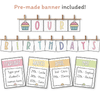 Birthday Display - Spotty Pastel Classroom Decor - Miss Jacobs Little Learners